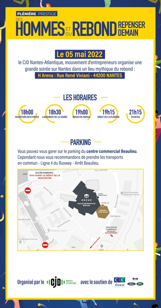 C'est aujourd'hui ! Nous sommes impatients de vous retrouver ce soir pour notre soirée Prestige...😊

Il reste quelques places 👇
billetterie.hbcnantes.com/pleniere-prest…