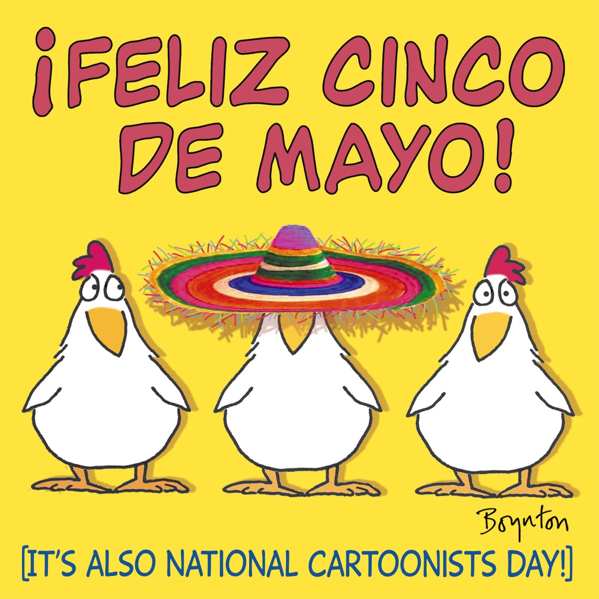 #CincodeMayo #NationalCartoonistsDay