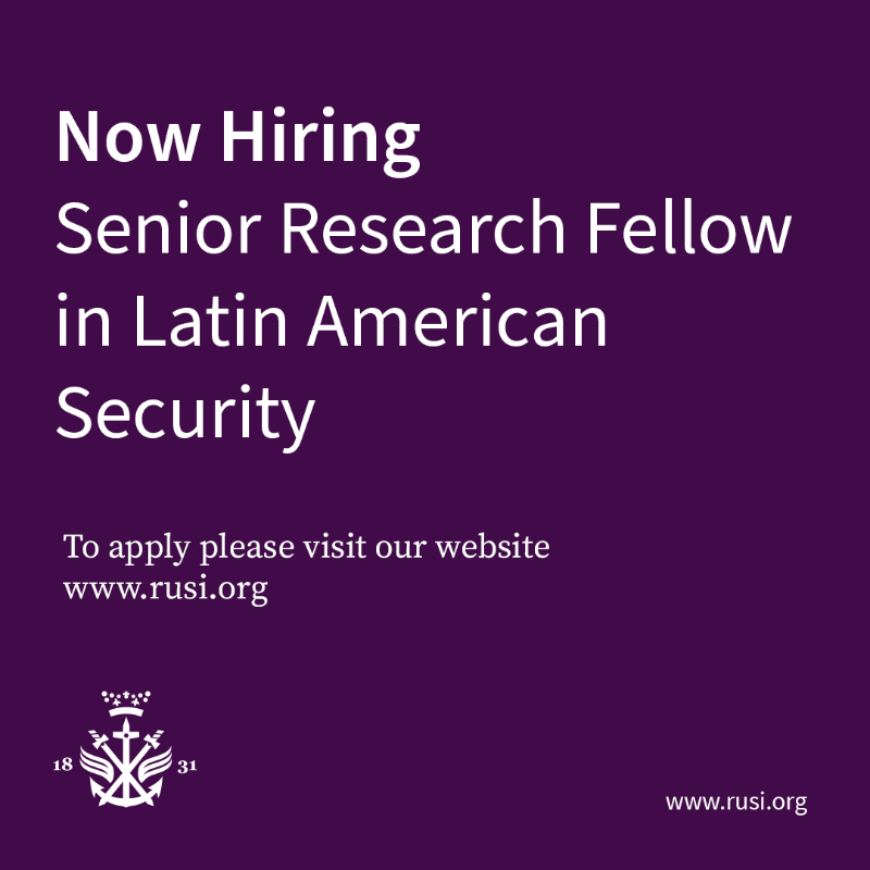 RUSI_org's tweet photo. We have a number of exciting #opportunities available for you to join the world’s oldest and the UK’s leading defence and security think tank.

Visit our website to apply, or share with your networks!