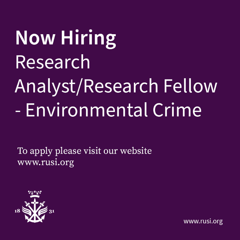 RUSI_org's tweet photo. We have a number of exciting #opportunities available for you to join the world’s oldest and the UK’s leading defence and security think tank.

Visit our website to apply, or share with your networks!