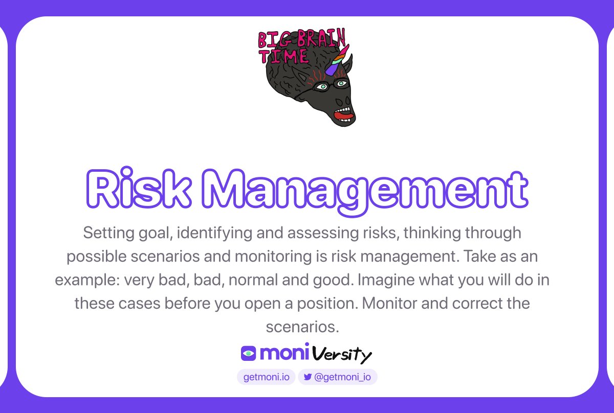 getmoni_io's tweet image. #WTFIS

People do risk management every day. Choosing products or a place to go out is also risk management. Because there is an assessment of probabilities and possible scenarios. &quot;If I go to park, I run the risk of meeting that nasty guy.&quot; 🤢