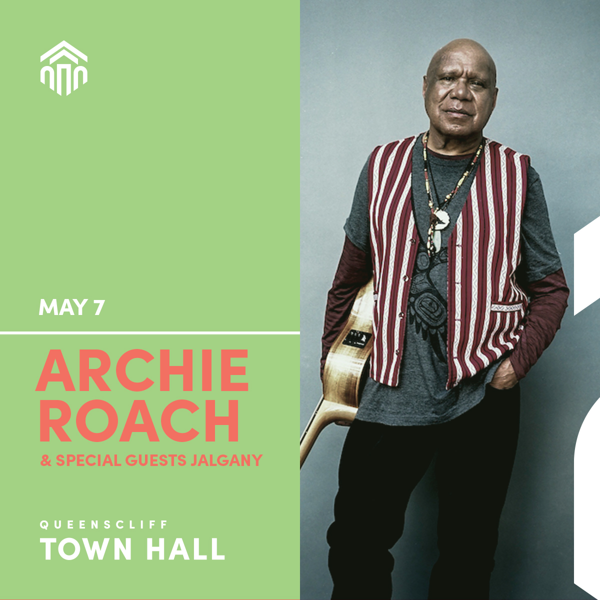 There's still a handful of tickets left to see Archie at Queenscliff Town Hall this Saturday night May 7th. Archie has invited his niece, Nola Lauch from JALGANY to open for him. For tickets go to trybooking.com/events/landing…. Looking forward to seeing you all there.