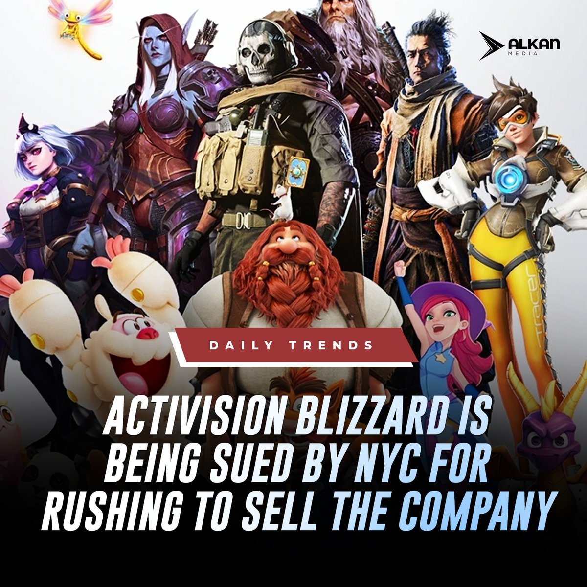 alkan_media's tweet photo. Following news that Microsoft is purchasing Activision Blizzard in an unprecedented $70 billion dollar deal, a new lawsuit has been filed against the the Call of Duty publisher. https://t.co/bmP75BI7QO