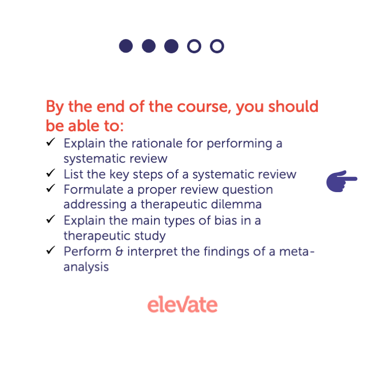 ElevateH's tweet image. Systematic Reviews in Intervention Research
This online course is part of the Epidemiology Master's programme at Utrecht University.
📆 Enroll before 23 May 2022 to start your course! bit.ly/3kFobn8
#systematicreview #research #elevatehealth