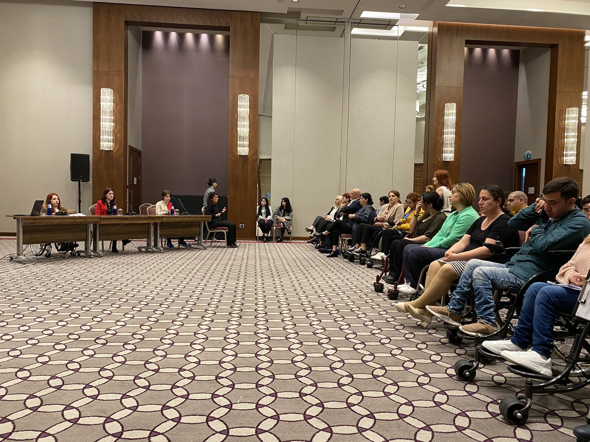 khomerikiketo's tweet image. First panelists: voices of young disabled women, promising activists about the meaning of independent living, personal assistance and autonomy in decision making process #ILDAY22