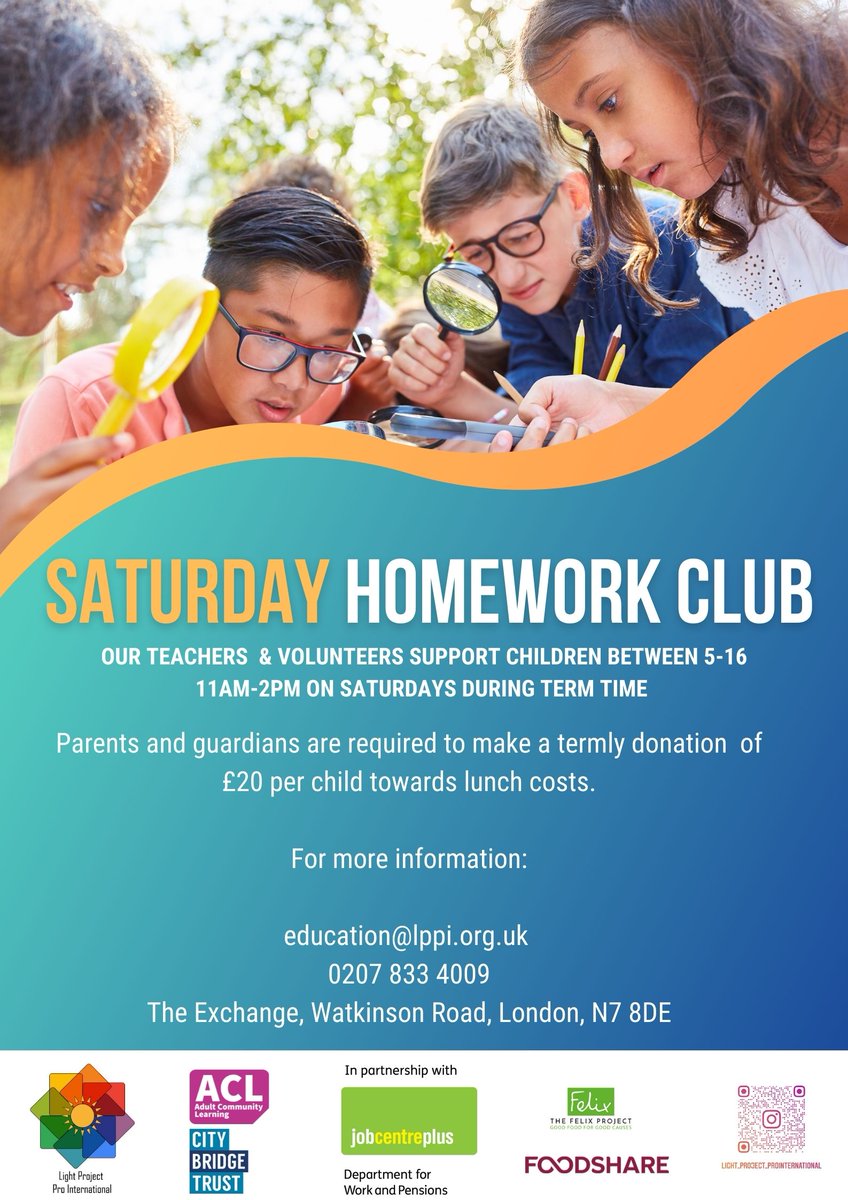 We have been supporting children with their homework for nearly 18 years!