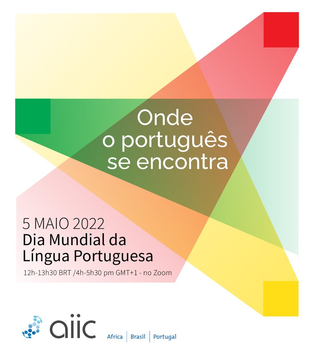 For those on CET, join this celebration of all things Portuguese this afternoon at 17:00-18:30. Sign up here: bit.ly/3ychMrC