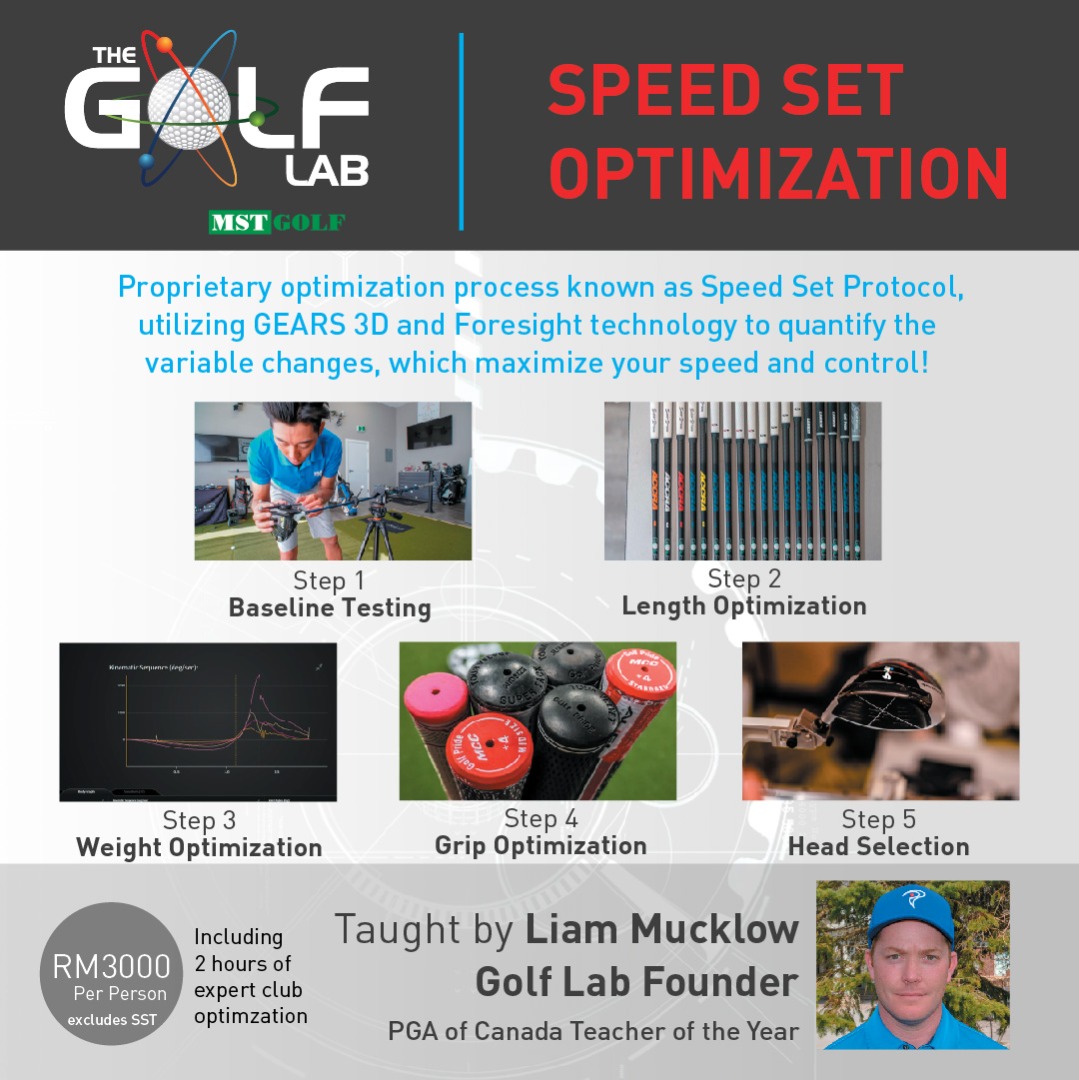 mstgolf's tweet image. Want your equipment to perform at its best? What better way than to sign up with the man that invented the Speed Set Protocol, Liam Mucklow. Don’t miss this rare opportunity as he does not visit Malaysia often. WhatsApp wa.link/ujqhm4
#thegolflab #mstgolf #mstgolfarena