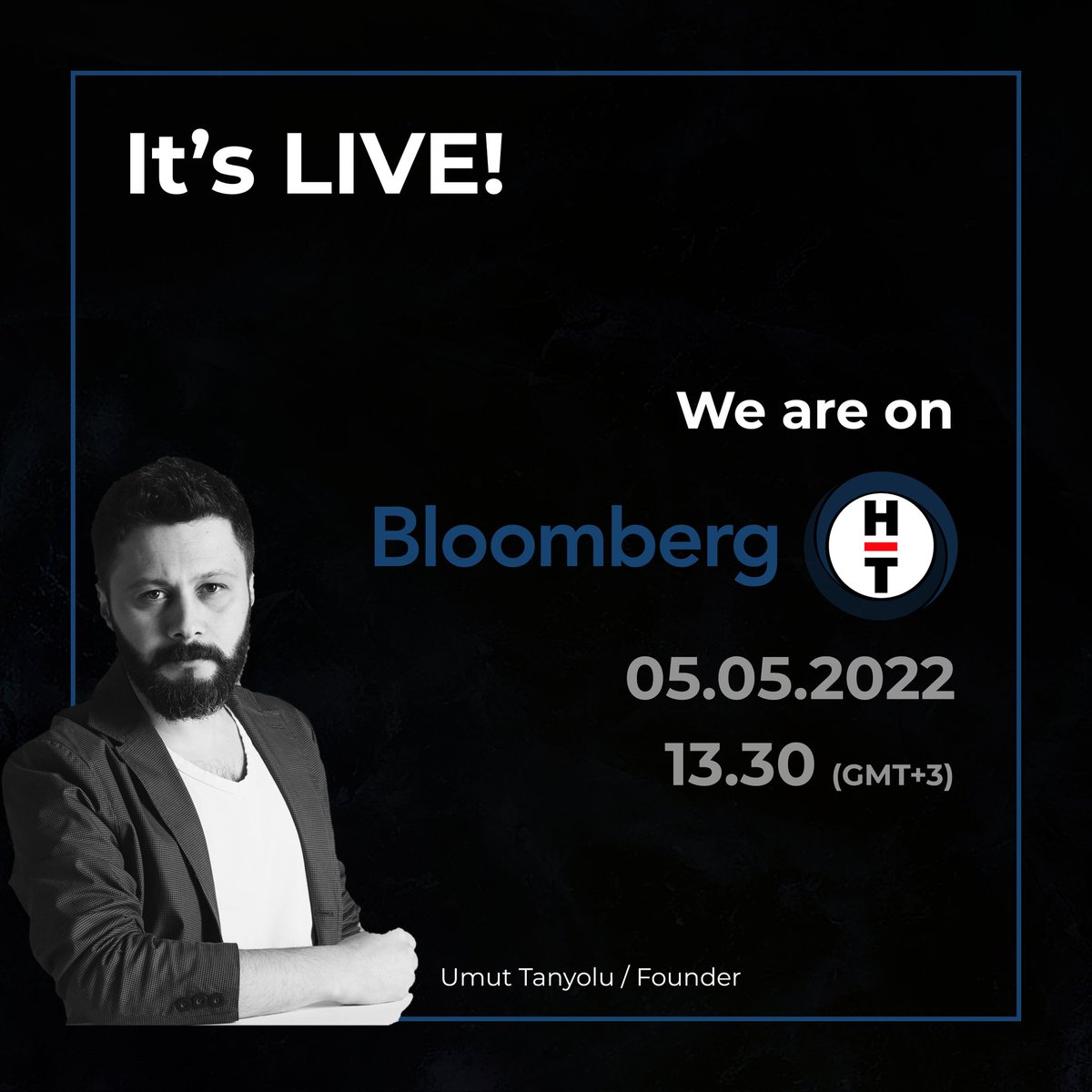 wideangle_ntwrk's tweet photo. 📣 It's LIVE! Wideangle founder @umuttanyolu is on @BloombergHT  at 13.30 (GMT+3) Stay Tuned! 🎬
#wideangle #bloomberght #live #NFT #crypto #canliyayin #Persembe https://t.co/YQN5s2cX4P