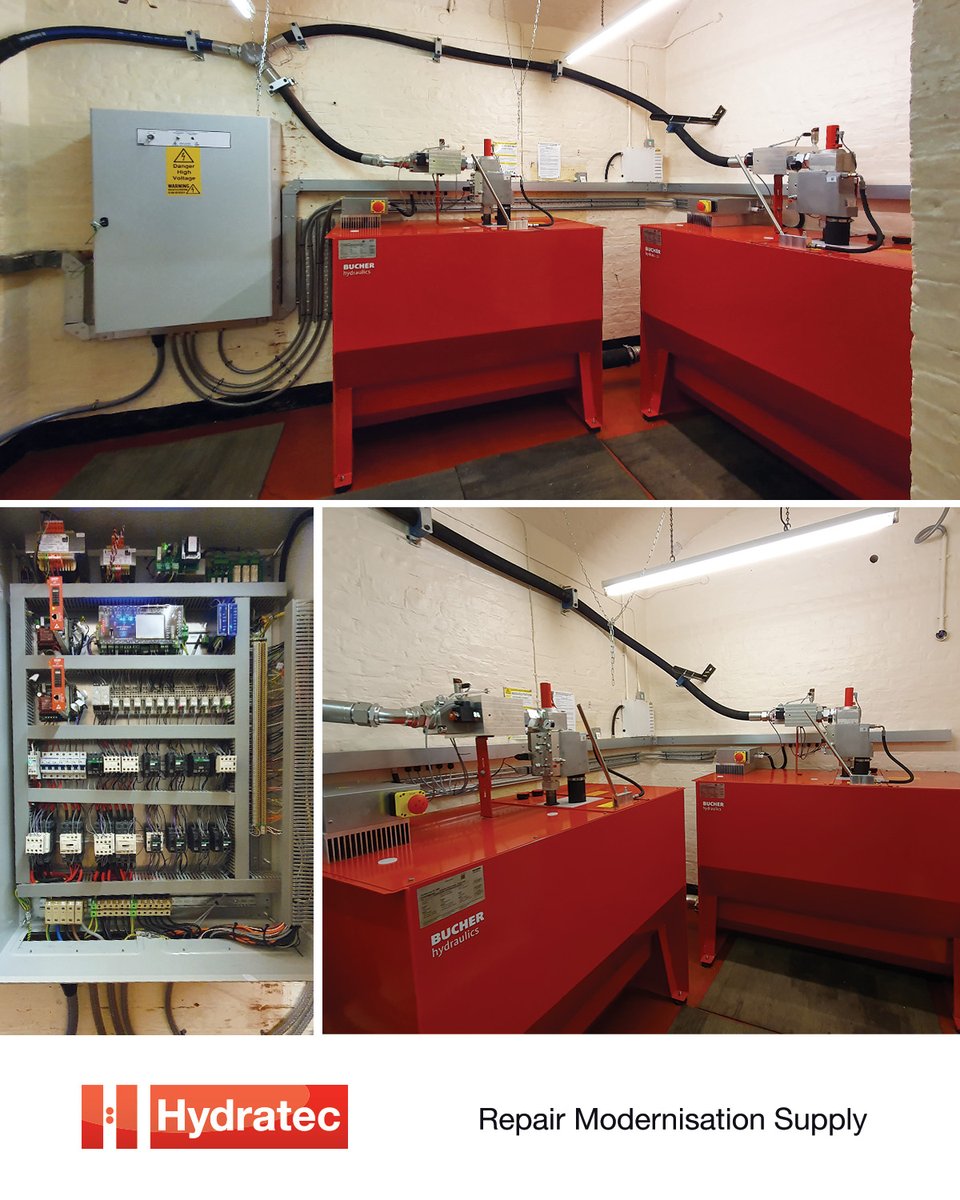 We provided a bespoke solution for a critical lift in a #LondonLandmark building. We used a twin <a href="/bucherhyd/">Bucher Hydraulics</a> LRV power unit w/ twin A3 valves &amp; a bespoke <a href="/LesterControls/">Lester Controls</a> control system. The system can now swap f/ tank-to-tank w/ a keyswitch, irrespective of lift position.