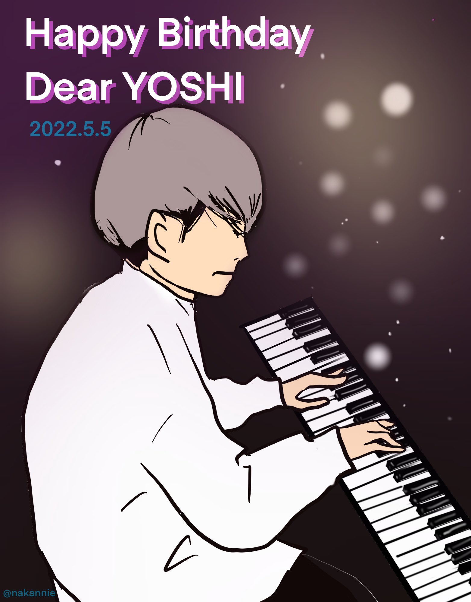 ナカニィ A よっしーのピアノ よっしーの誕生日 Hihumiroお誕生日おめでとうございます 先日レキシをリクエストしましたが あんなかっこいい素敵アレンジの狩りから稲作へ 縄文土器弥生土器どっちが好き 聴いたのは初めてです笑 お礼にはなりませ