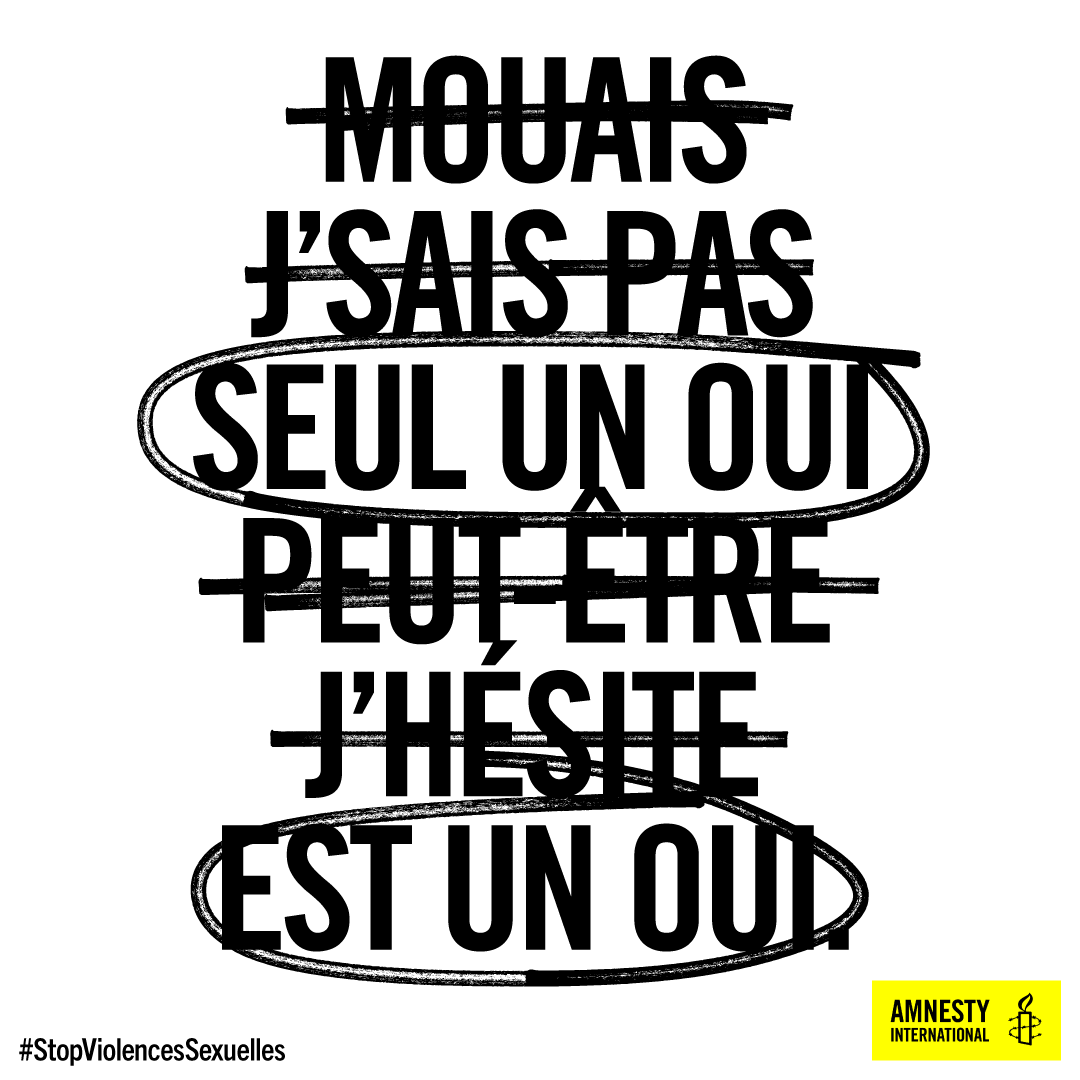 wieselT's tweet photo. On a beaucoup appris ces dernières décennies sur la réalité des violences sexuelles et des façons de les combattre et les diminuer, il est temps que la loi le reflète. Avec @Amnesty_Suisse je milite pour le consentement. https://t.co/qzwdp5zWch