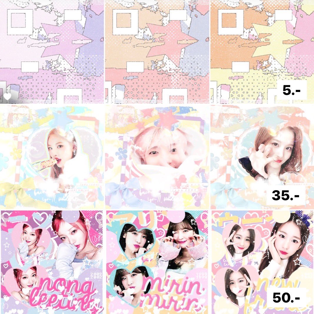 🔈 เปิดรับพินกับเฮดแบบในรูปค่ะ ใครสนใจแบบไหนสามารถทัก DM มาขอฟอร์มได้เลยนะคะ ราคาอยู่ในรูปคับ 🫣🤍