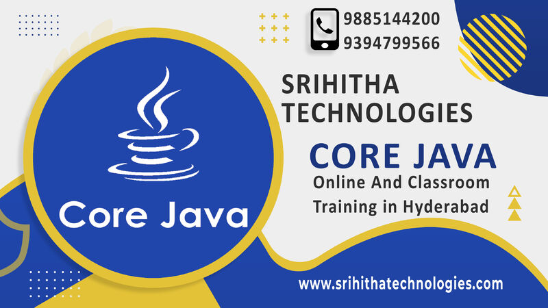 srihitha1231's tweet image. Core Java Online Training
We provide Core Java Online Training from India with real time trainers. Call 9885144200,9394799566.
srihithatechnologies.com/core-java-onli…
#CoreJava,#CoreJavatraining,#CoreJavaonlinetraining,#CoreJavaclasses, #CoreJavatutorial,#CoreJavatrainer