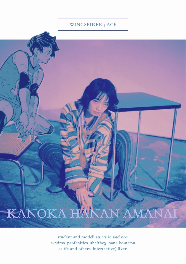 ㅤㅤ

            #hqrp's
            kanoka hanan amanai.
⁣　　⁣
　　⁣