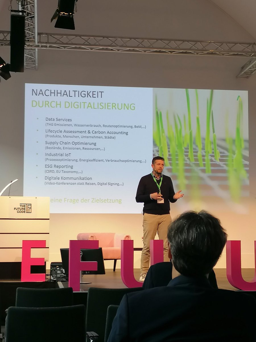 Ich freue mich über die spannenden und vielfältigen Themen heute auf der #thefuturecode

#transformation #digitalisierung #nachhaltig #würzburg