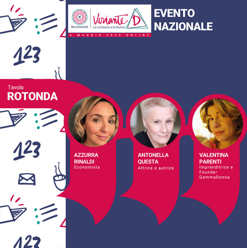 GammaDonna_'s tweet photo. 💵Save the date!
Venerdì 6 maggio, dalle 9 alle 12,
#GammaDonna è ospite di #VarianteD, l’evento di Rete al Femminile dedicato a “La ricchezza e le Donne”.
Riparleremo anche del nostro FINANCE is COOL.
L’evento è gratuito, prenotati !
Live su YouTube: https://t.co/bb316iXhQq https://t.co/iQNlgnkyVV