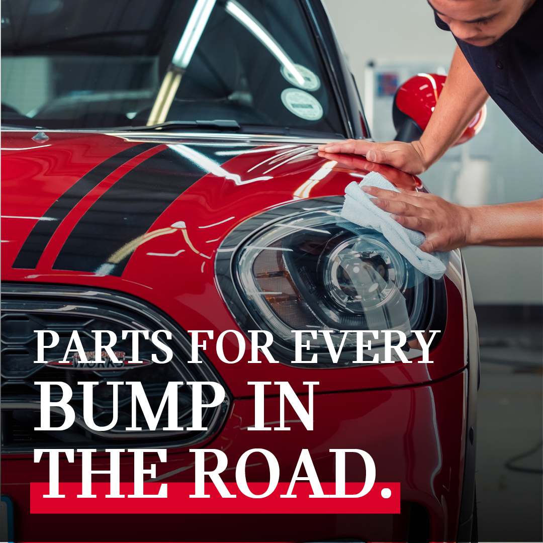Mishaps happen, but you can count on us to get your MINI back up and running with up to 35% off accident repair parts from radiators to bumpers, side-view mirrors, headlights and more. Contact us for more info. Ts&amp;Cs apply.