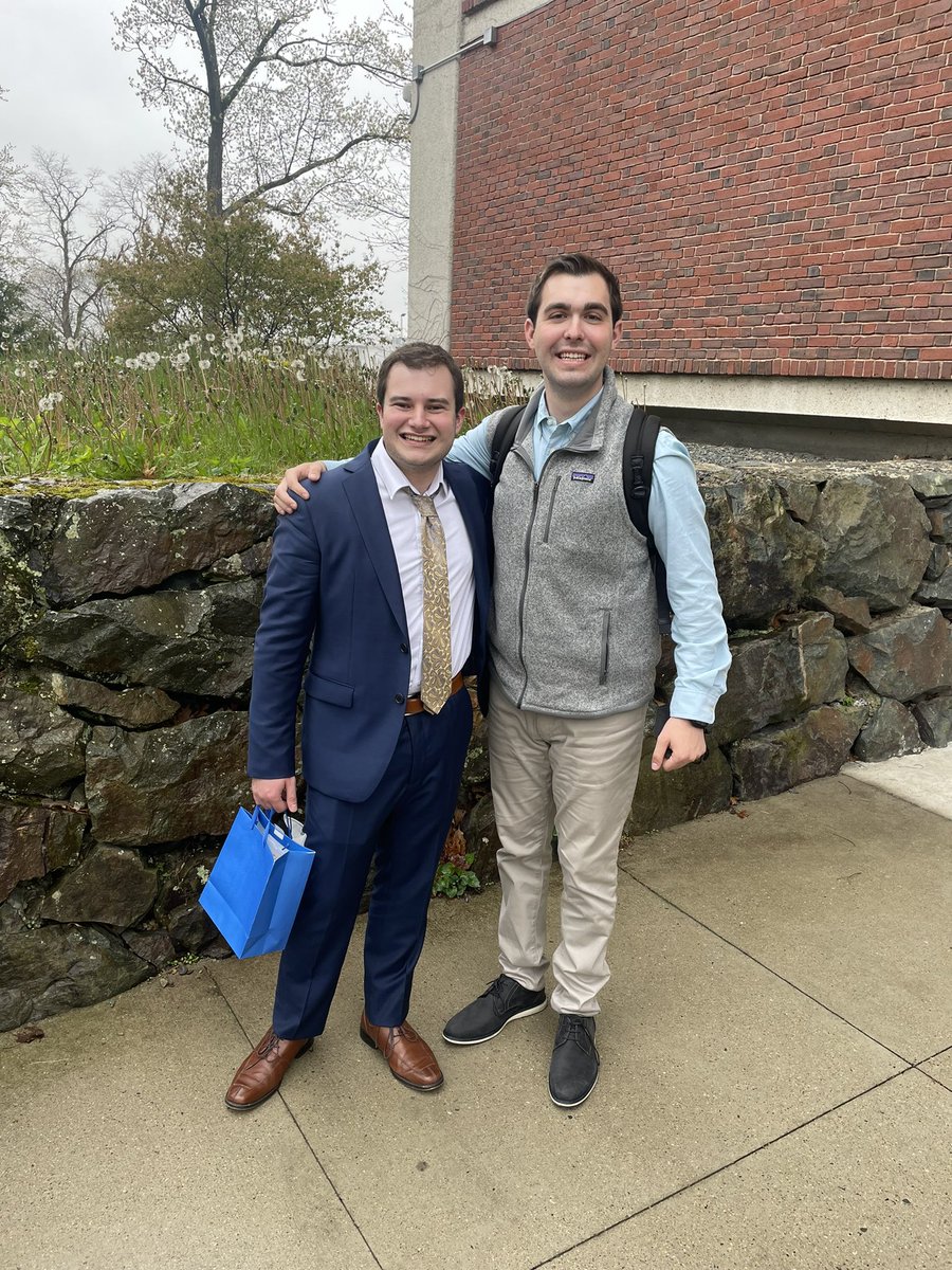 JoshuaFeld3's tweet photo. Honored to watch history in the making! Congrats on defending your thesis Aidan!! https://t.co/xkiPCYjg84
