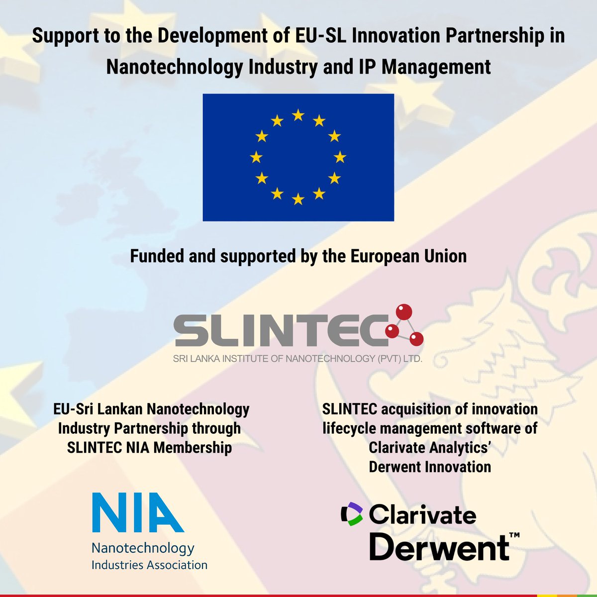 Sri Lanka Institute of Nanotechnology (SLINTEC) tweet media