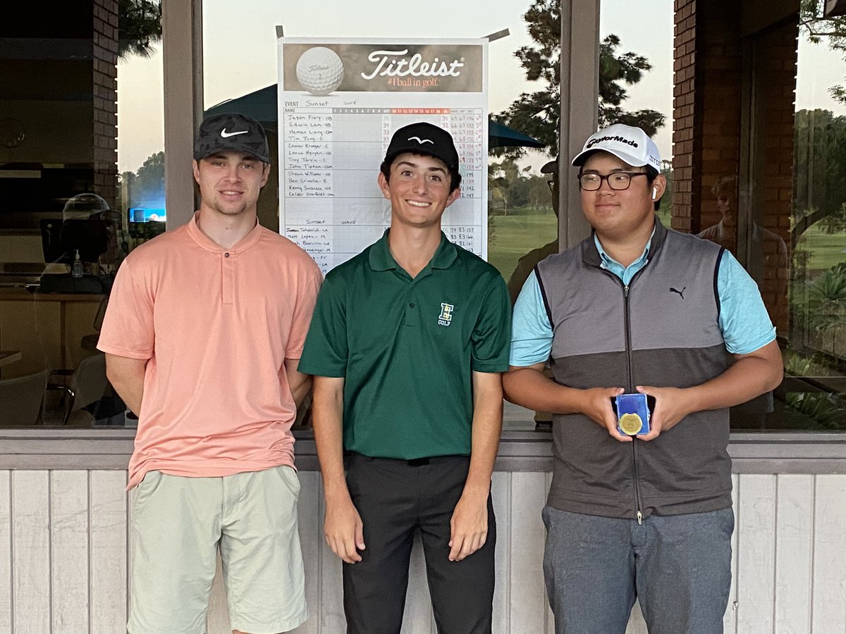 Edison’s Timothy Jung shoots 68-64 (-8) to win the Surf League Ind. tourney and league MVP. Connor Krueger (-6) and Troy Tarvin (-2) also played well and move on to CIF Ind. tourney on 5/9. @richboyce4 @ocvarsityguy @SteveFryer @AndrewTurnerTCN @latsondheimer