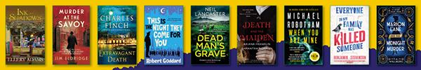pulpfictionbks's tweet image. New Crime &amp;amp; Mys by:
@ElleryAdams
#JimEldridge
@CharlesFinch
@RobertGoddardUK
@neillancaster66
@Samnorman013
@michaelrobotham
#BenjaminStevenson
@Tess_Amy_
… and many more!