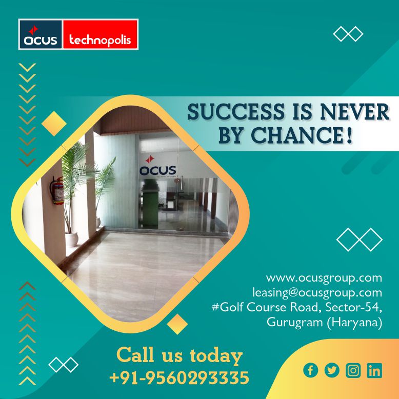 ocus_group's tweet image. OCUS TECHNOPOLIS | SUCCESS IS NEVER BY CHANCE!
#real estate #office spaces #business #booking #purchase #sale #leasing #Golf Course Road, Sector-54, Gurugram (Haryana) #leasing@ocusgroup.com #www.ocusgroup.com #+91-9560293335