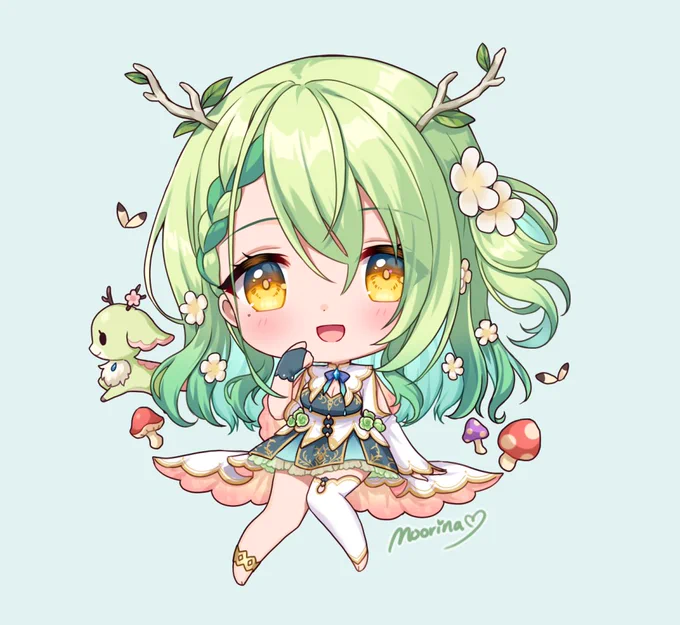 smol deer #FineFaunart 