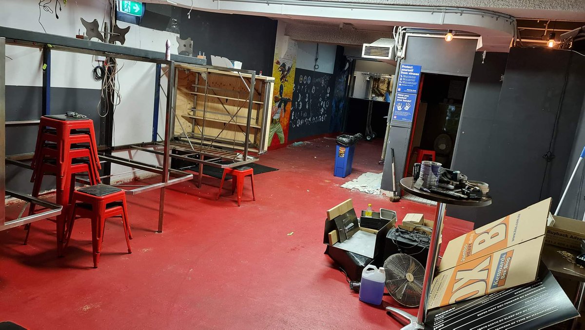 SpawnPointBar's tweet image. The end of an era, its time to move on to a bigger and better location. But the basement will always be a special place.