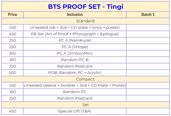 doolsetPH's tweet photo. #DoolSetPHTingi 
🏷️ wts lfb bts preorder tingi help rt

BTS Proof Set - Tingi (Batch 1)

Weverse Global
DOP: June 25, 2022, Saturday
ETA: Normal (July-Aug)

* will push through and open Batch 2 if all slots are taken
* set special gift TBA

comment "mine + item/s"
💜=yours! https://t.co/l5Yo2LacHZ