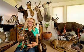 RobRobbEdwards's tweet photo. Olivia Opre, 45, from Montana, is a former beauty queen and trophy hunter who actively defends the practice and has reportedly killed around 90 different species on six continents

https://t.co/JKtxrtaxnZ https://t.co/G5jpeMbKXy