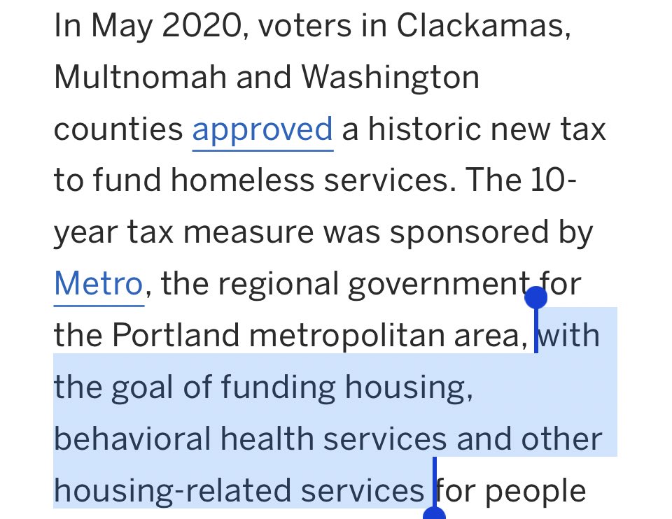want to know about PDX area homeless services tax #MetroSHS? Skip <a href="/Oregonian/">The Oregonian</a> rookie's efforts, b/c a) paywalled, b) driven by obvious opposition &amp;  campaigning against some positions, like <a href="/People4Portland/">People For Portland</a>; c) misrepresents as funding 'housing'; d) quotes same sources over &amp; over