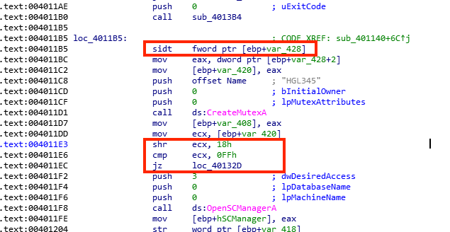 inversecos's tweet photo. 1\ Malware Analysis: Anti-VM Detection Technique

Malware can use the following instructions to detect virtualisation
> sidt, sgft, sldt, smsw, cpuid, str 

These instructions are not privileged in x86 and can access hardware information to differentiate between a host vs VM 😉 https://t.co/AO2pOgf6K1