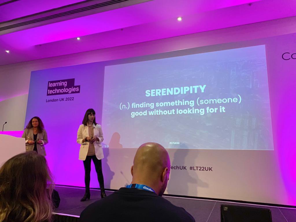 CSchveninger's tweet image. What a blast to be back at @LearnTechUK and geek out over #rightskilling #talent #skillsdata #precisionlearning with the dynamite @AmandaJNolen. And what a crowd at @DataCamp’s B12 booth - the team smashed it with the #Maythe4th theme. #LT22UK