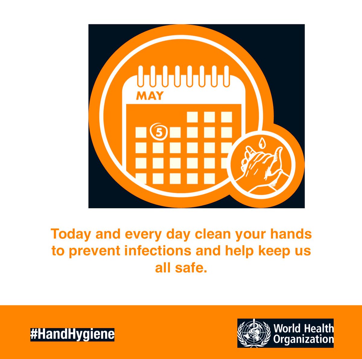 Today is world hand hygiene day! Cleaning hands at the right times and with the right products can help save lives #HandHygiene 
who.int/campaigns/worl…