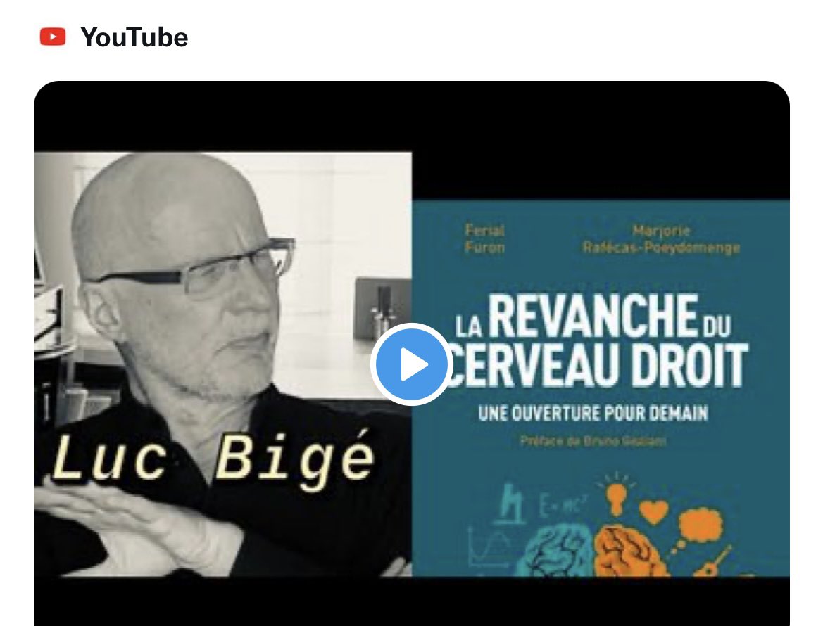 Que signifie #reenchanter le monde ? C’est donner du sens et s’élever. Ce verbe poétique provient de « cantar », du chant. Comme le chant des oiseaux qui nous connecte au ciel. Découvrez l’interview de #LucBige sur la chaîne #larevancheducerveaudroit youtu.be/ouIFCQ3oZUg