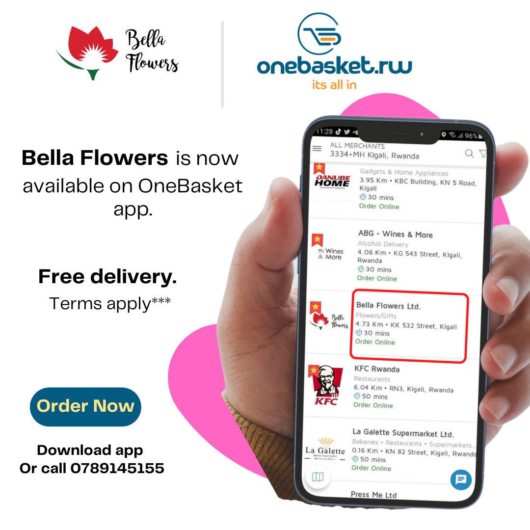 BellaFlowersRw's tweet photo. Be a hero this #MothersDay weekend! Make mom feel special with a beautiful, scented bouquet of roses from #BellaFlowers. Pre-order yours and take advantage of our prompt, free delivery with @OneBasketApp! https://t.co/66umGH1FRK