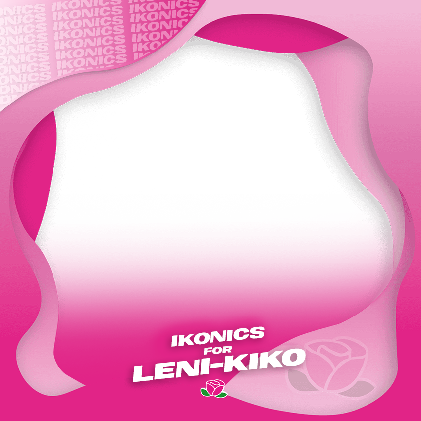iKONICS4LENI's tweet photo. Sa gobyernong tapat, magwae-waeng waeng lahat! 

We have created a frame for iKONICS FOR LENI-KIKO  supporters.               

https://t.co/WLymgntEOy

Ipanalo na natin 'to! #iKON #iKONICS4LENI #iKONICS4LENIKIKO https://t.co/6znS5bCK9O