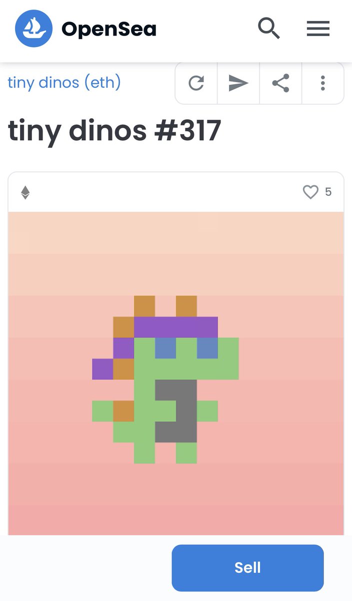 AL__Patron's tweet image. I’m known for the late night sweeps 🧹  welcome home little guy #rawr @tinydinosnft