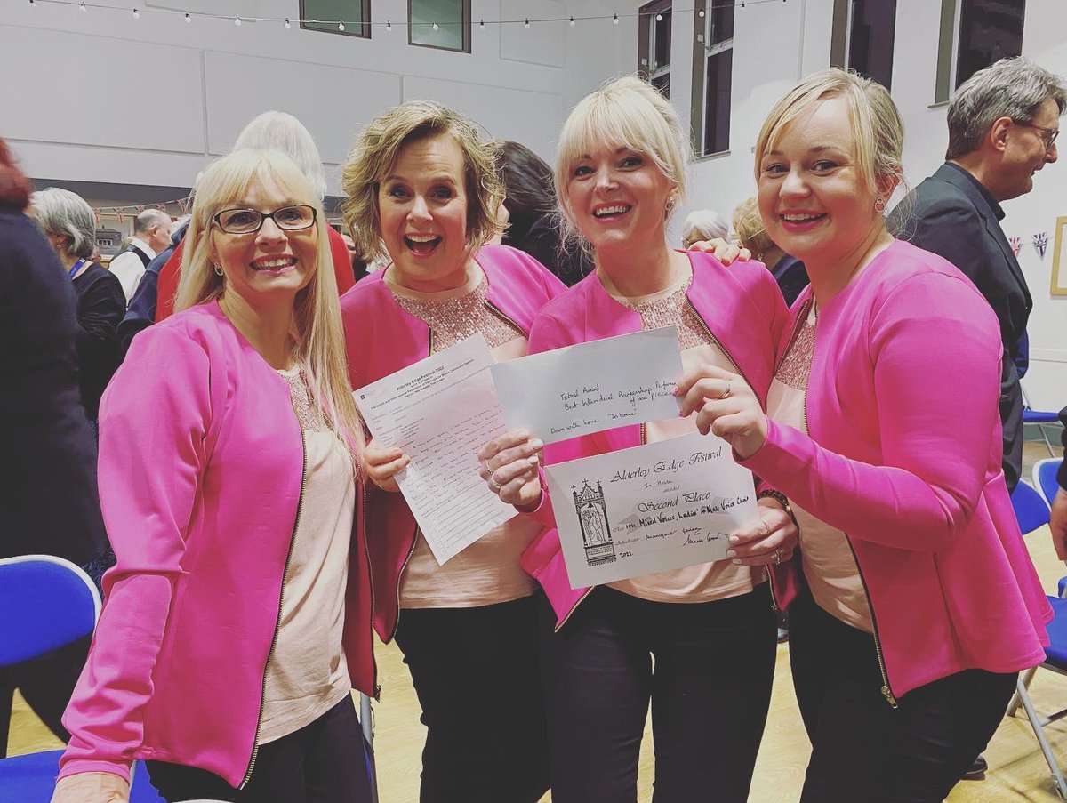 Last night, after over two years, we got back on  stage and performed in a competition, to an audience at the Alderley Edge Music Festival 🙌🏼 <a href="/BarbershopUK_/">BarbershopmusicUK</a> <a href="/SingLABBS/">LABBS</a>