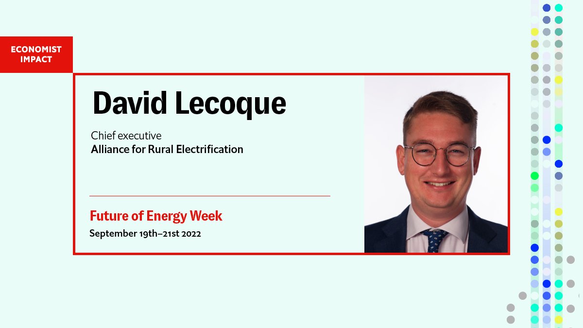How can we assess the return on investment in decentralised energy systems? Register today and hear from David Lecoque, chief executive, <a href="/RuralElec/">Alliance for Rural Electrification</a> at #EconFutureofEnergy bit.ly/38lfGL1