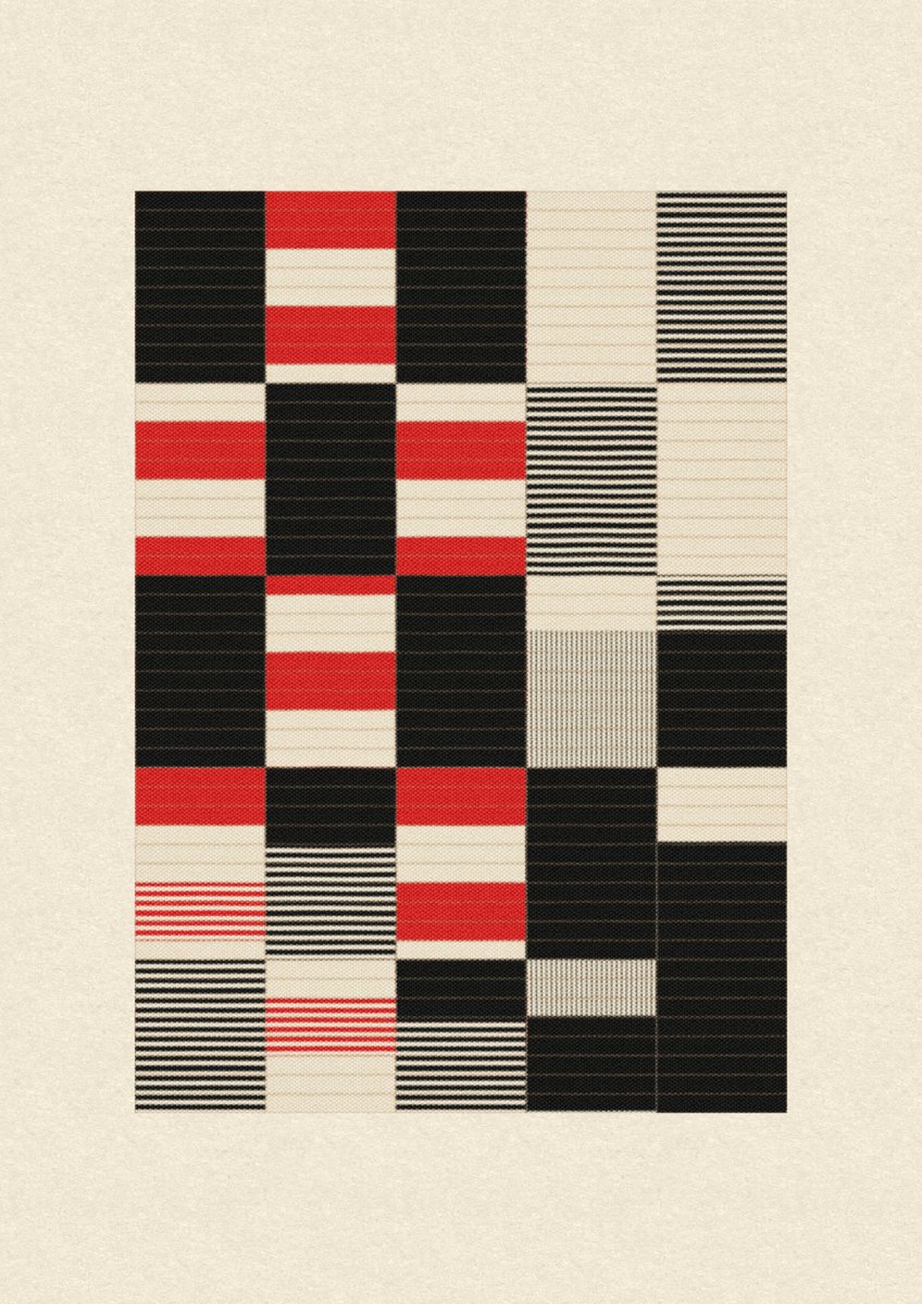 StudioYorktown's tweet photo. Lebras Compositions #30 and #31 minted by 'l1qu1d', includes the first Lebras in the collection with the Hinoki / Tan border. Check out these canvas stitch details up close! 🔴⚪️⚫️ Thanks for minting! 🤝

https://t.co/IgXiRMkh99 https://t.co/hs2erepOWY