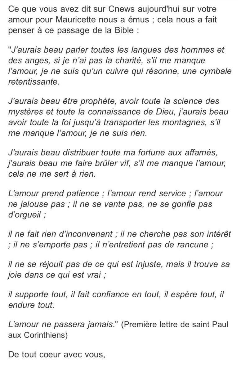 Marc_Doyer's tweet photo. Témoignage du jour: je viens de passer ma 1ère nuit sans #Mauricette a mes côtés👉j’ai tenu cette nuit tout seul dans notre maison accroché au coussin qui porte encore son odeur👉découvre ce message qui m’arrache encore des larmes👉#jesuismauricette @verity_france @PascalPraud https://t.co/fcKxoJ9pi8
