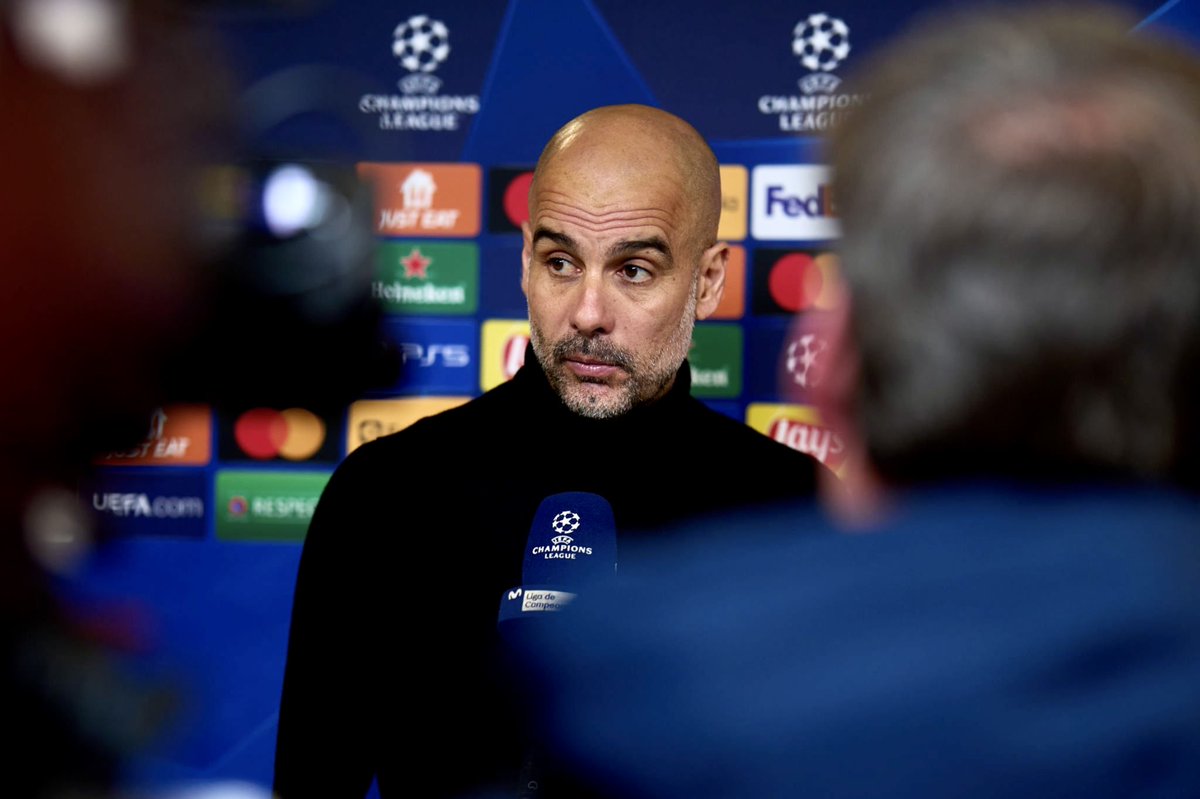 Pep Guardiola en #UCL avec Manchester City :

21/22 ❌ Demi-finales 𝘃𝘀 Real Madrid
20/21 ❌ Finale 𝘃𝘀 Chelsea
19/20 ❌ Quarts de finale 𝘃𝘀 Lyon
18/19 ❌ Quarts de finale 𝘃𝘀 Tottenham 
17/18 ❌ Quarts de finale 𝘃𝘀  Liverpool
16/17 ❌ Huitièmes de finale 𝘃𝘀 Monaco
