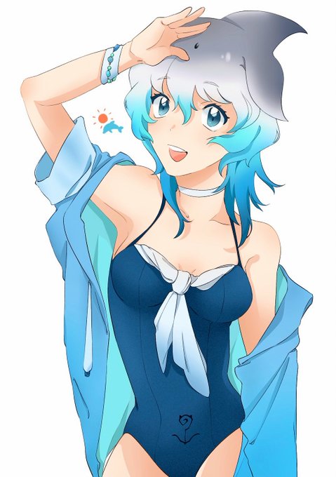 #けものフレンズ
イルカちゃんを描いてもらいました^^うれしい 