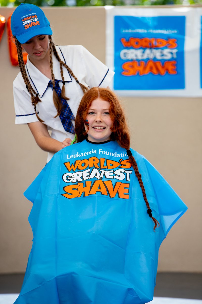 Suncoast_CC's tweet photo. World's Greatest Shave  Several gutsy students went under the scissors to raise funds and awareness in the fight against blood cancer. Student-led bake sale and sponsorship raised over $6000. @LeukaemiaAus https://t.co/tYXnE6KyX6