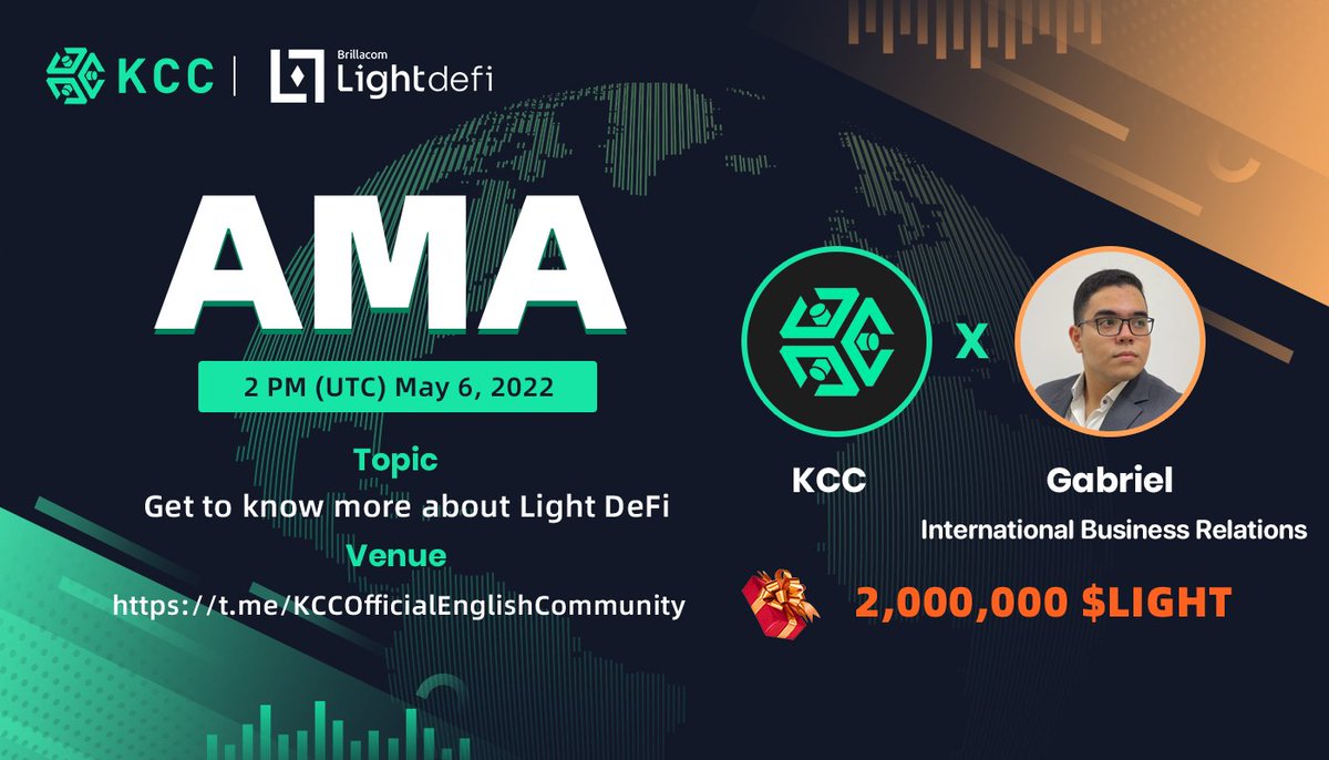 KCCOfficialTW's tweet photo. Ready for the Next AMA?😉

1️⃣ Follow @Light_DeFi &amp; @KCCOfficialTW
2️⃣ Like, RT, Tag 3 friends
3️⃣ Join https://t.co/GChiKVN7Qn for more entries

🤩2,000,000 $LIGHT #Giveaway in AMA

#KCCUnicorn #AMA #KCC https://t.co/OzIKSpJ0ot