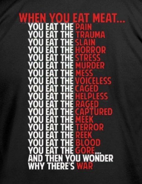 garyjseed's tweet photo. Peace begins with what you put on your plate. #Veganism https://t.co/hrmvTq1lHn