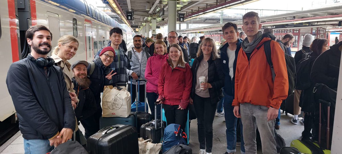 The trip to Braga and the ICBM 4 skyros-congressos.pt/icbm/ have started 😊 Uppsala to Stockholm ✔️  Now waits another three days exploration of the European train system. Updates will come!