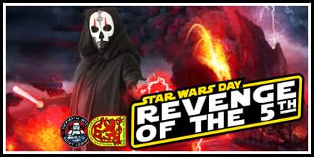 Finally it's Revenge of the 5th! 🖤 

Not long now until The Star Wars takeover at the  Big Feed for Catherine McEwan Foundation : All in for Crohn's &amp; Colitis 💜

Join us 👉 501st.scot/join-us
Request us 👉 501st.scot/request-an-app…

#BadGuysDoingGood